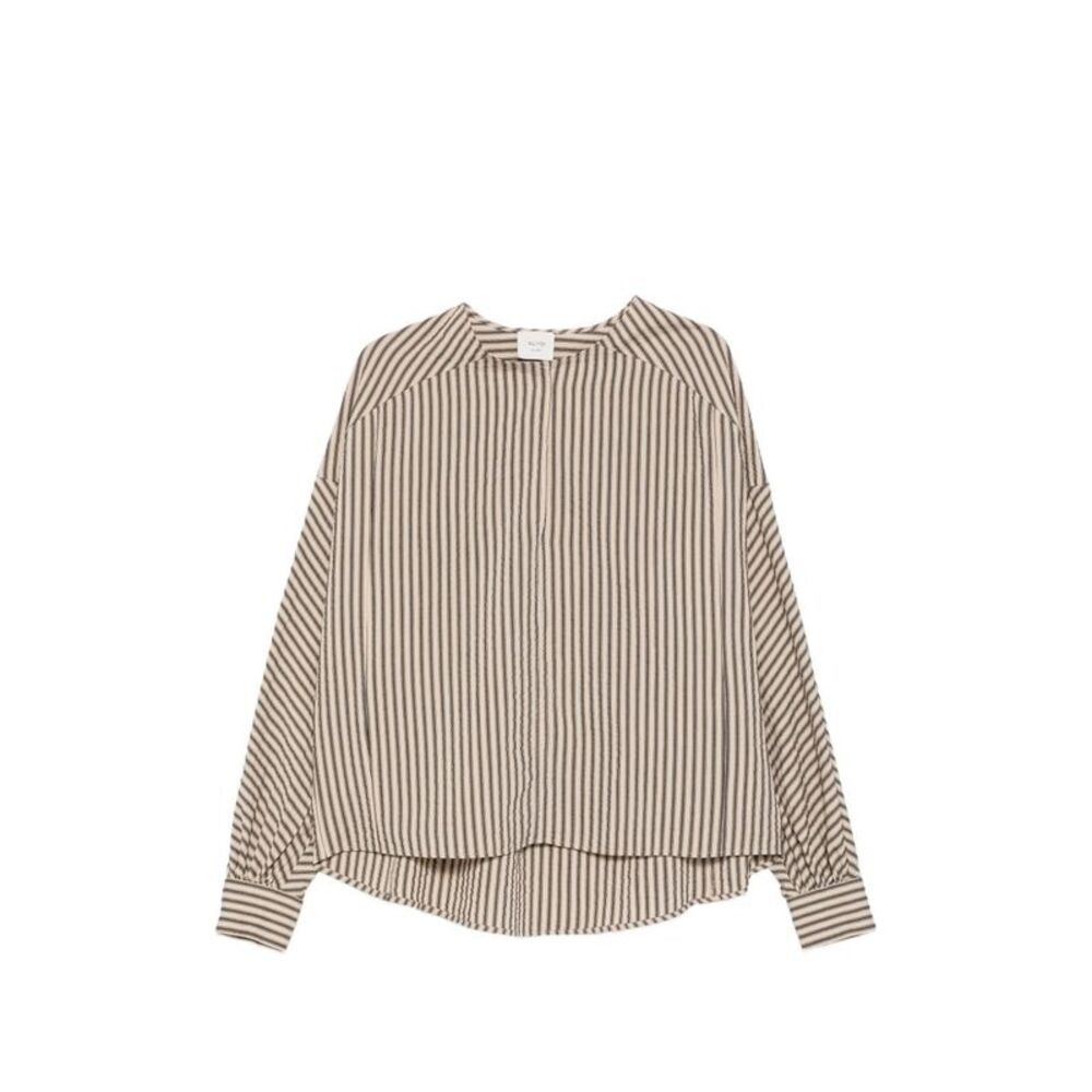 Alysi Women Striped Blouse